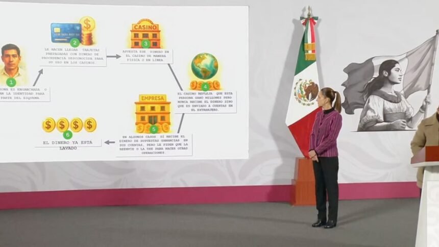 gobierno de sheinbaum denuncia a casinos por explotacion de personas