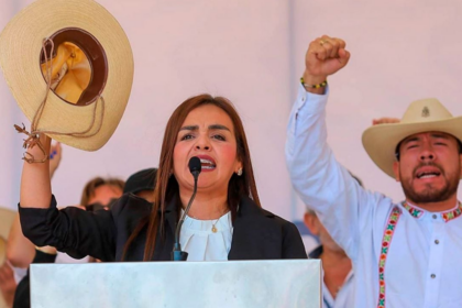 grecia quiroz asume la alcaldia de uruapan ante amenazas de