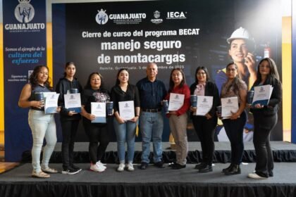guanajuato ofrece capacitacion a mujeres en manejo seguro de montacargas