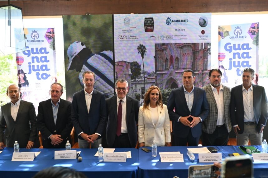 guanajuato y embajada italiana colaboran con ferrari para promover experiencia