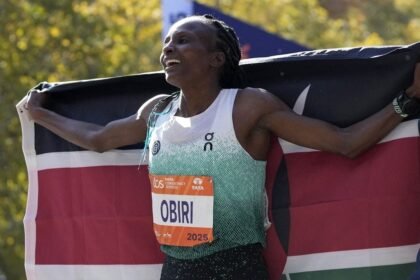 hellen obiri establece nuevo record del maraton de nueva york