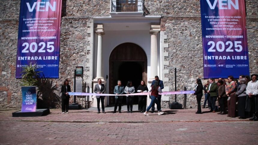 inauguracion de la exposicion infantil lo que mis ojos ven