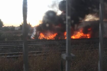 incendio en cercanias del fraccionamiento la pradera genera preocupacion en