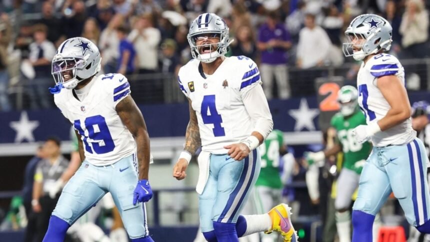 los cowboys superan una desventaja de 21 puntos y vencen
