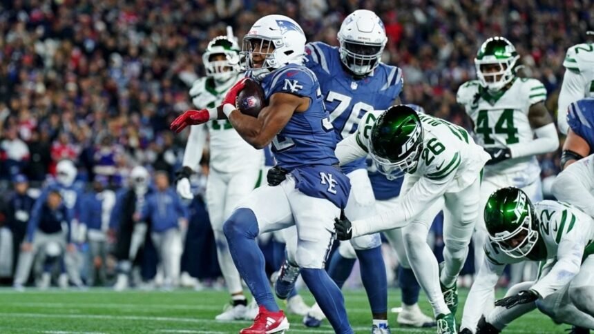 los patriots superan a los jets y logran su octava