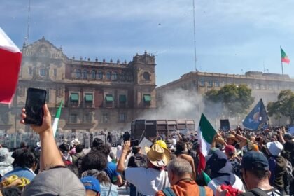 marcha de la generacion z termina en enfrentamientos cerca de