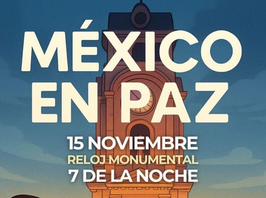 marcha mexico en paz reune a ciudadanos en el reloj