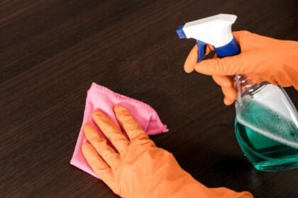 Mezcla segura para desinfectar muebles de madera de manera efectiva