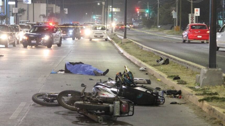 motociclista fallece en bulevar la luz