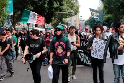 movilizaciones de la generacion z se llevan a cabo en