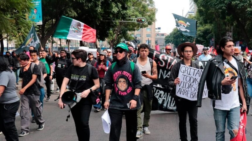 movilizaciones de la generacion z se llevan a cabo en