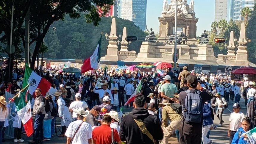 movimiento del sombrero y la generacion z marchan en cdmx