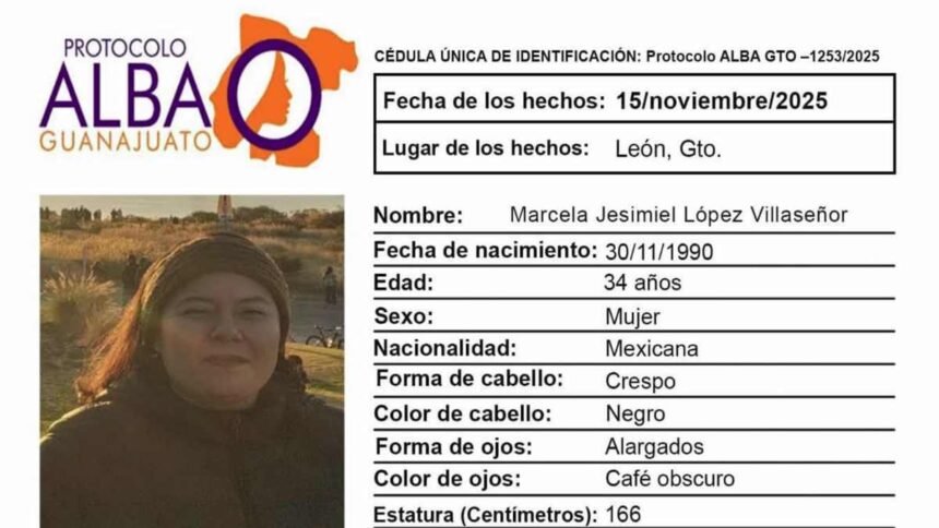 mujer desaparecida en leon autoridades inician busqueda de marcela jesimiel