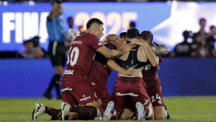 nahuel losada ataja tres penaltis y otorga a lanus su