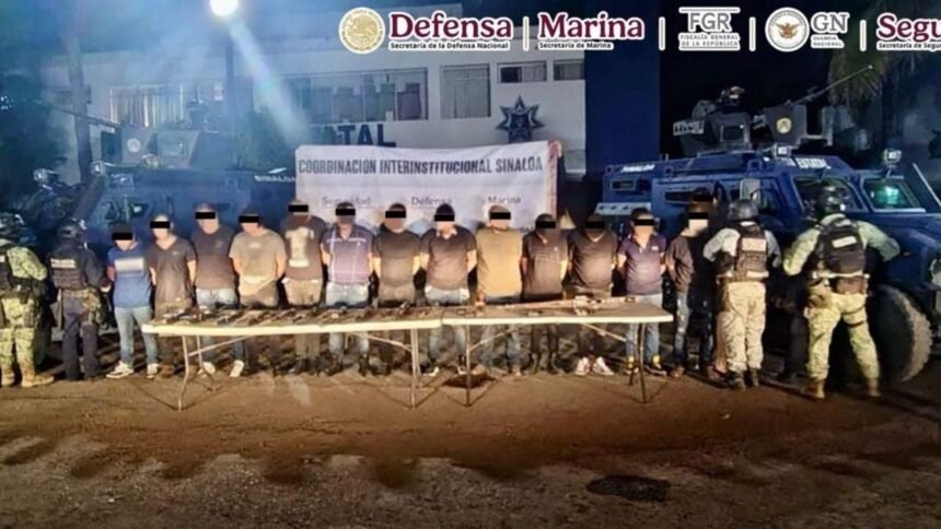 operativos en sinaloa resultan en la captura de 14 personas
