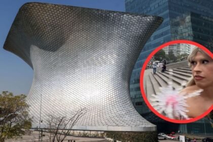 Prohibición de tomar fotografías en el exterior del Museo Soumaya
