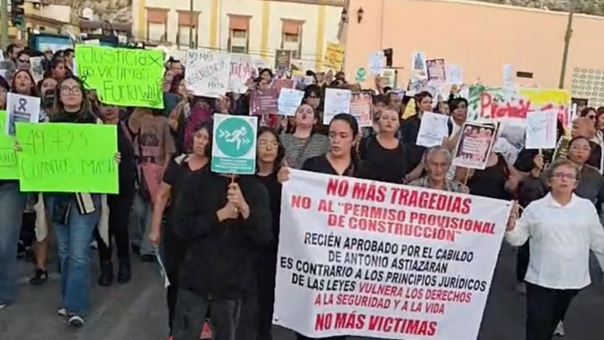 protestan en hermosillo para exigir justicia por victimas del incendio