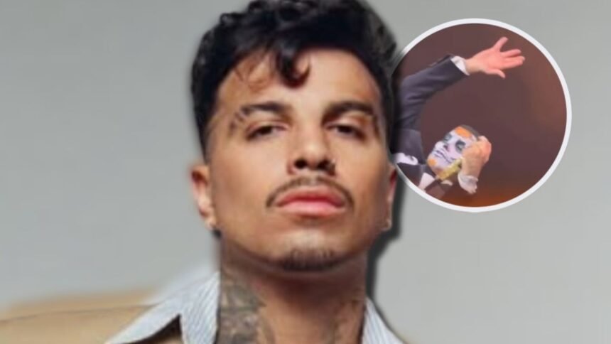 Rauw Alejandro sufre fuerte caída durante su concierto en vivo