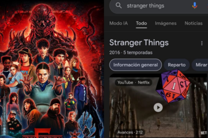 Resultados de búsqueda sobre Stranger Things y estreno de nuevos capítulos en Netflix
