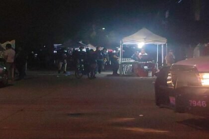 rina en tianguis nocturno en celaya deja un hombre grave