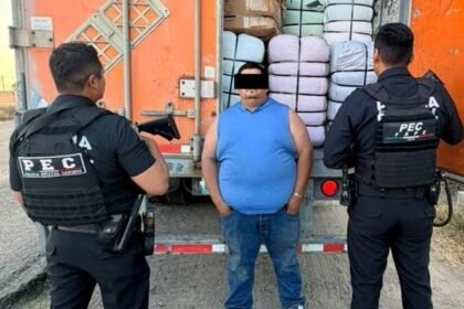 secretaria de seguridad y paz asegura mercancia valuada en mas