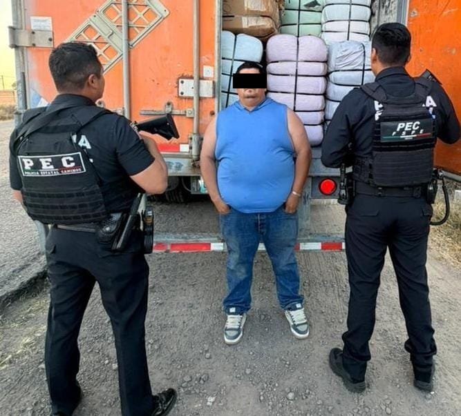 secretaria de seguridad y paz asegura mercancia valuada en mas