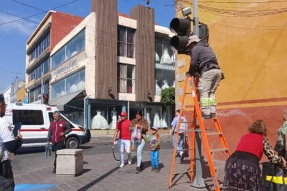 semaforos en celaya presentan danos ocasionados por roedores