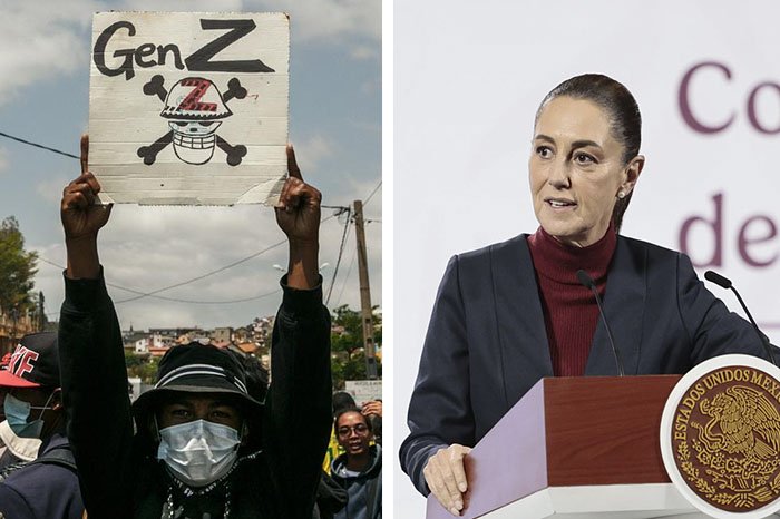 sheinbaum critica marcha de la generacion z y defiende el