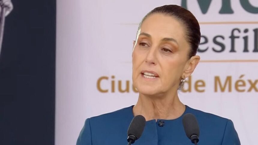 sheinbaum defiende su gobierno y denuncia persecuciones en el desfile