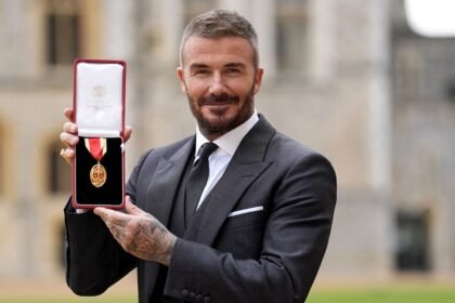 sir david beckham es nombrado caballero del imperio britanico por