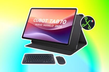 Tablet Android asequible de 128 GB con alta duración de batería, incluye teclado y mouse gratuitos