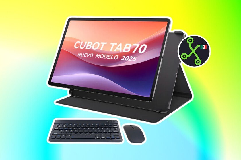 Tablet Android asequible de 128 GB con alta duración de batería, incluye teclado y mouse gratuitos