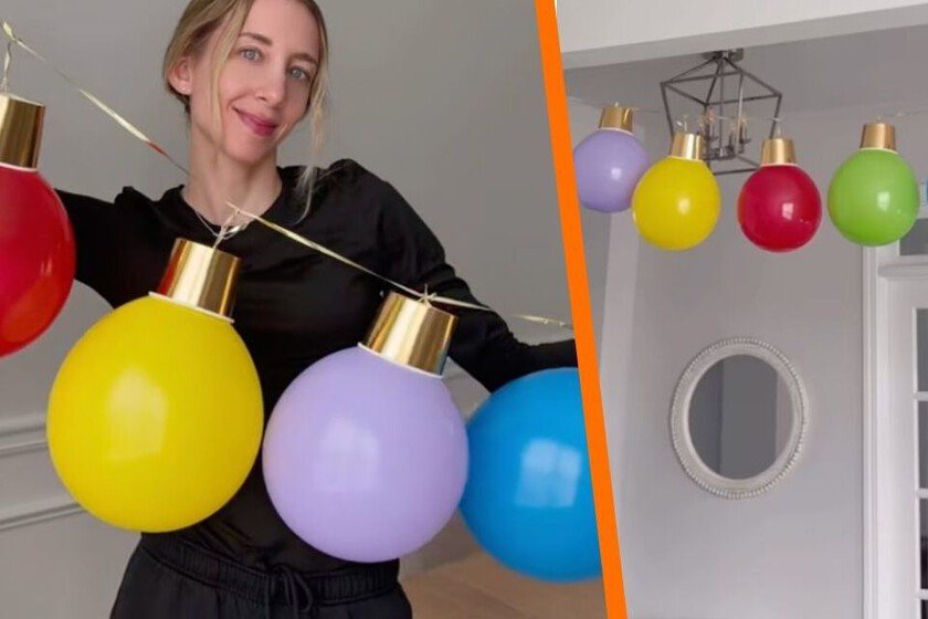 Tendencia de decoración navideña para hacer en casa de manera sencilla