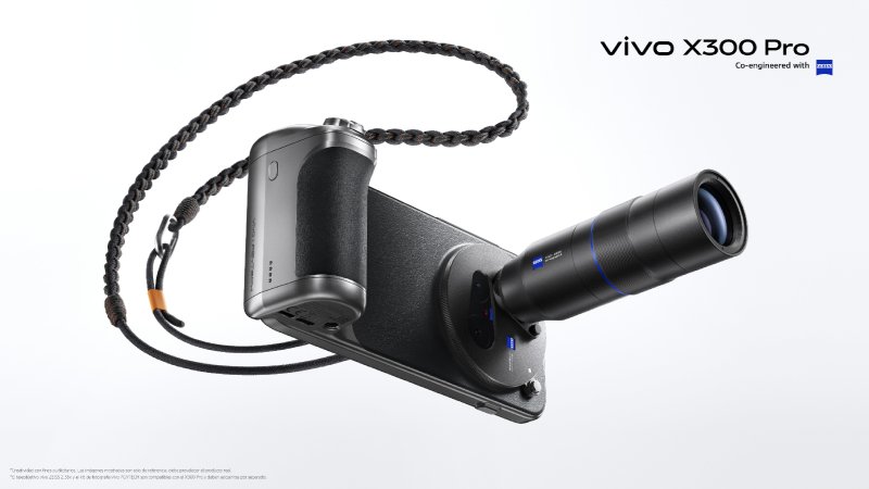 Vivo presenta el X300 Pro en México con lente innovador para teléfonos móviles