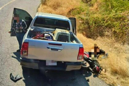 accidente en la tiquicheo tuzantla provoca dos lesionadas tras colision entre