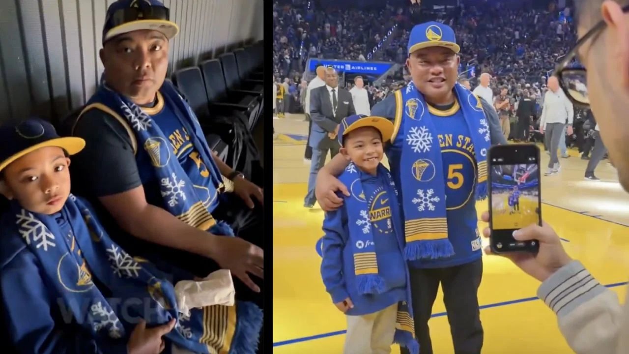 Aficionados de Warriors pasan a primera fila y conocen a su ídolo