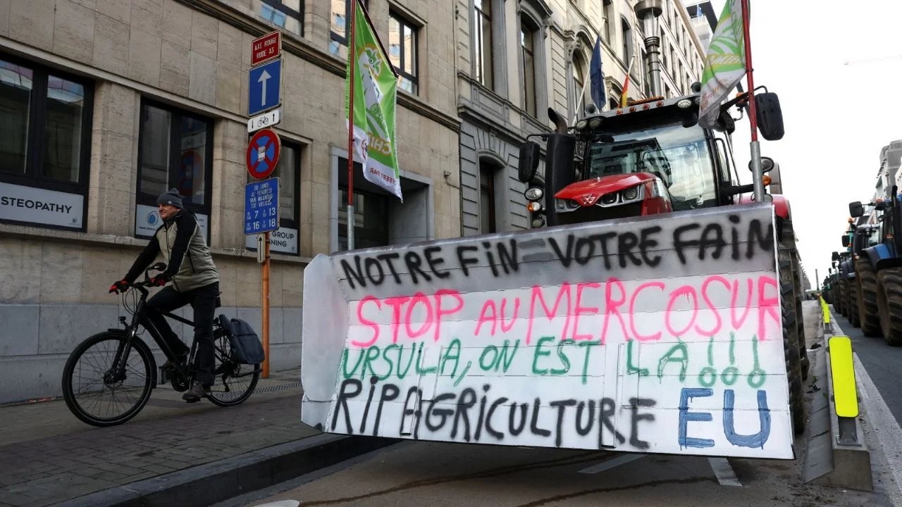 agricultores en europa critican el mercosur y exigen subsidios atrasados