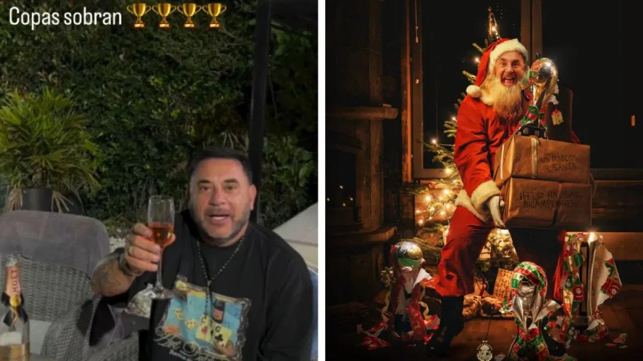 Antonio Mohamed brinda por el bicampeonato del Toluca en Navidad