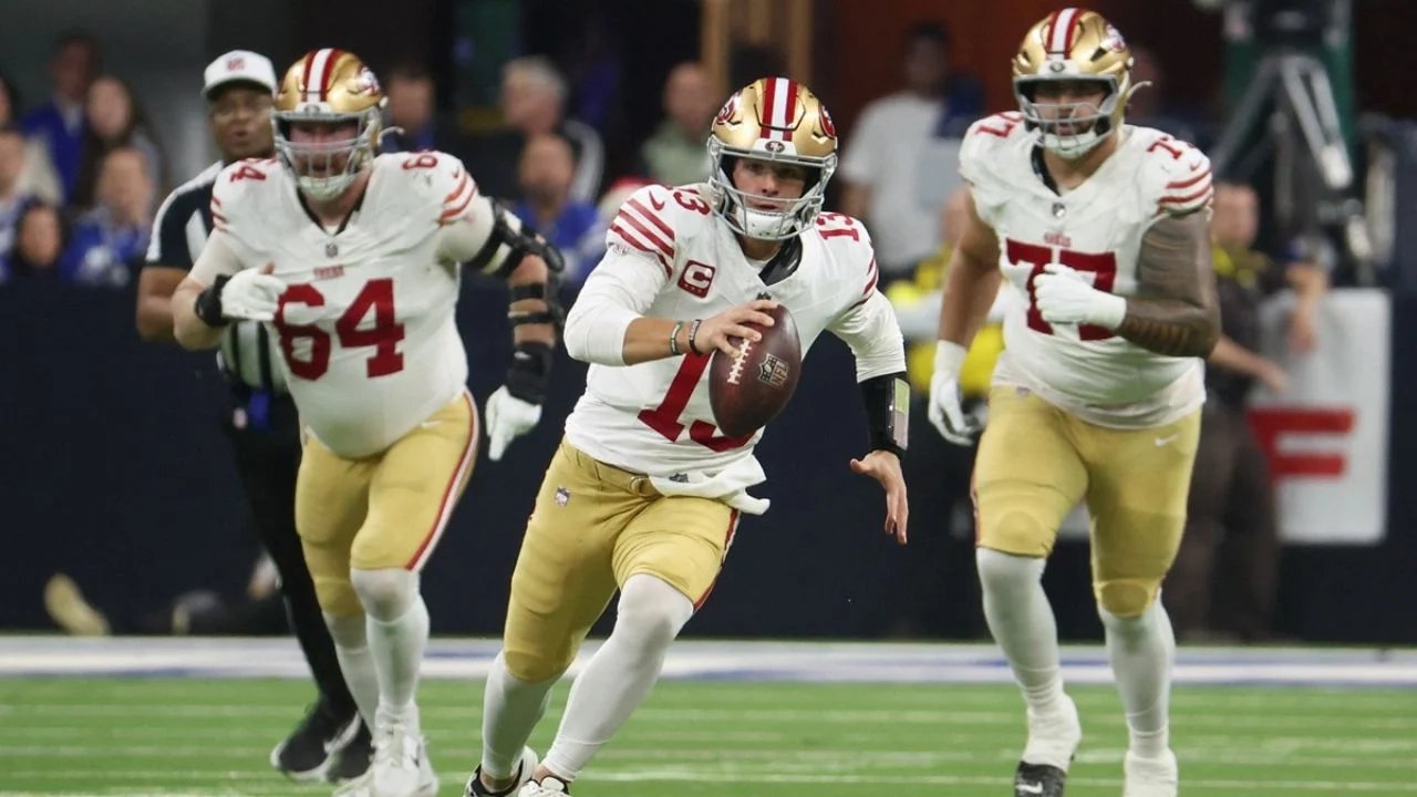 Brock Purdy lanza cinco touchdowns y guía a 49ers sobre Colts