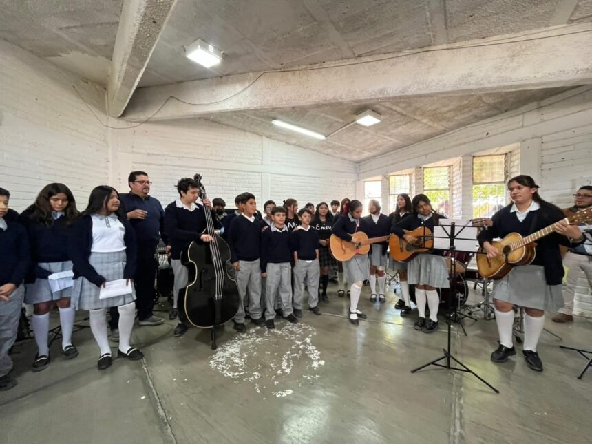 consolidacion de la banda musical de la telesecundaria 55 con