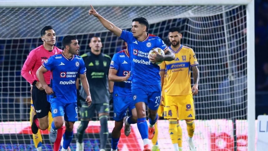 cruz azul empata con tigres en la semifinal de ida