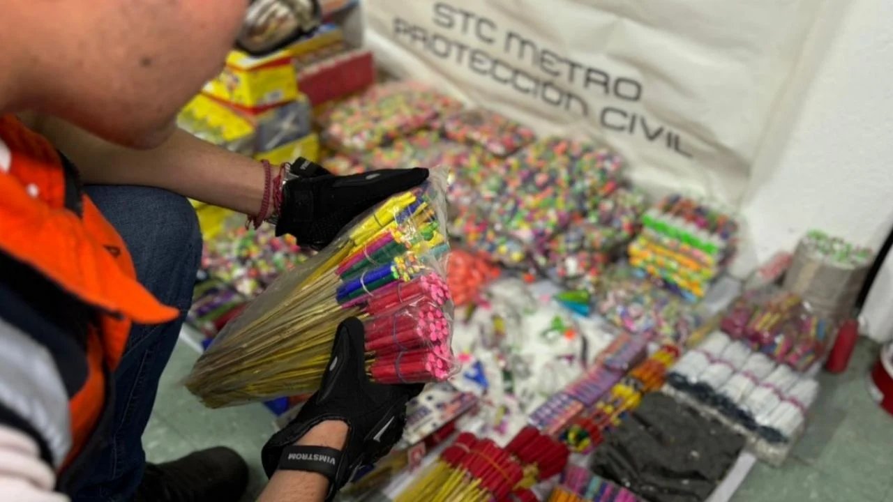 decomiso de mas de 300 kilos de pirotecnia en el