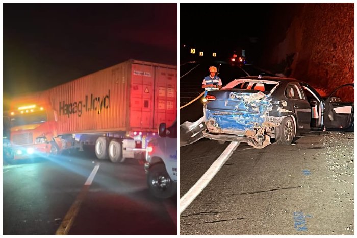 dos accidentes de trafico ocurren en la autopista siglo