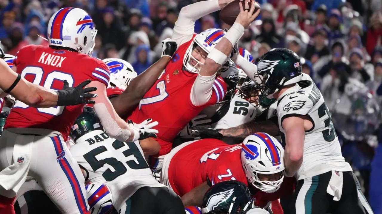 Eagles vencen a Bills y aseguran el título divisional