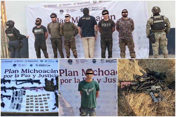 Ejército y Guardia Civil aseguran seis detenidos y armamento en Buenavista