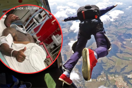 Famoso influencer sufre accidente de paracaidismo y queda hospitalizado