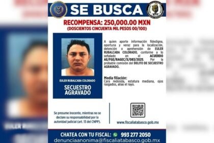 fiscalia de tabasco ofrece 250 millones de pesos por informacion