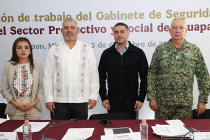 gabinete de seguridad refuerza acciones coordinadas en michoacan para fortalecer