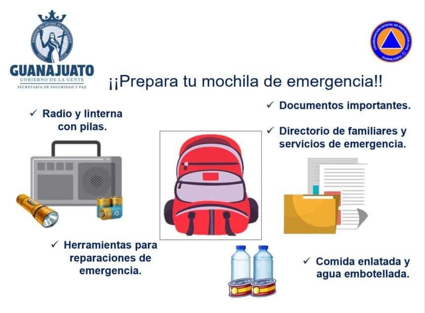 guia de proteccion civil para alistar el plan familiar