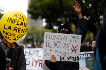 habitantes de la ciudad de mexico informan sobre desalojos acelerados